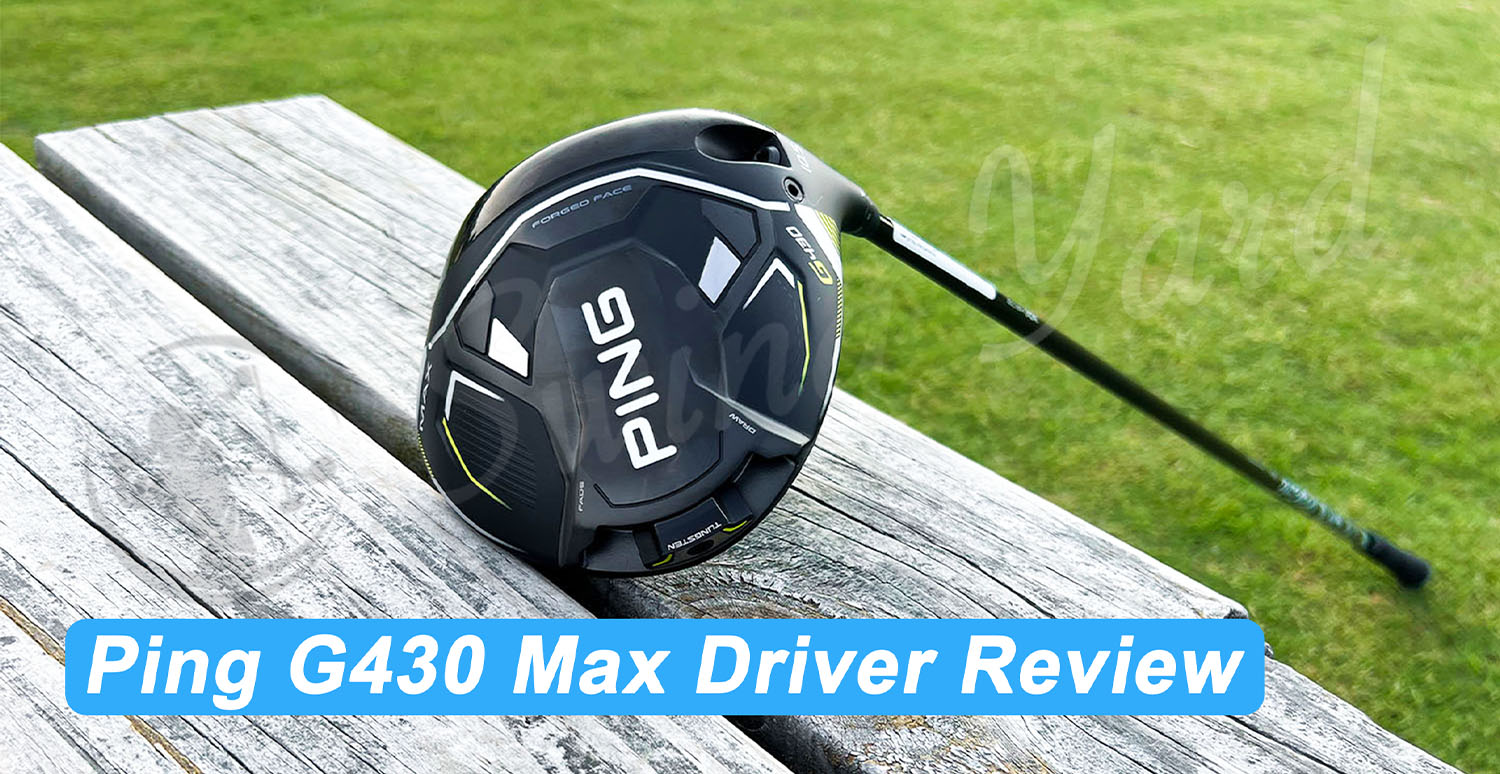 A Ping G430 max driver for testing at the golf course