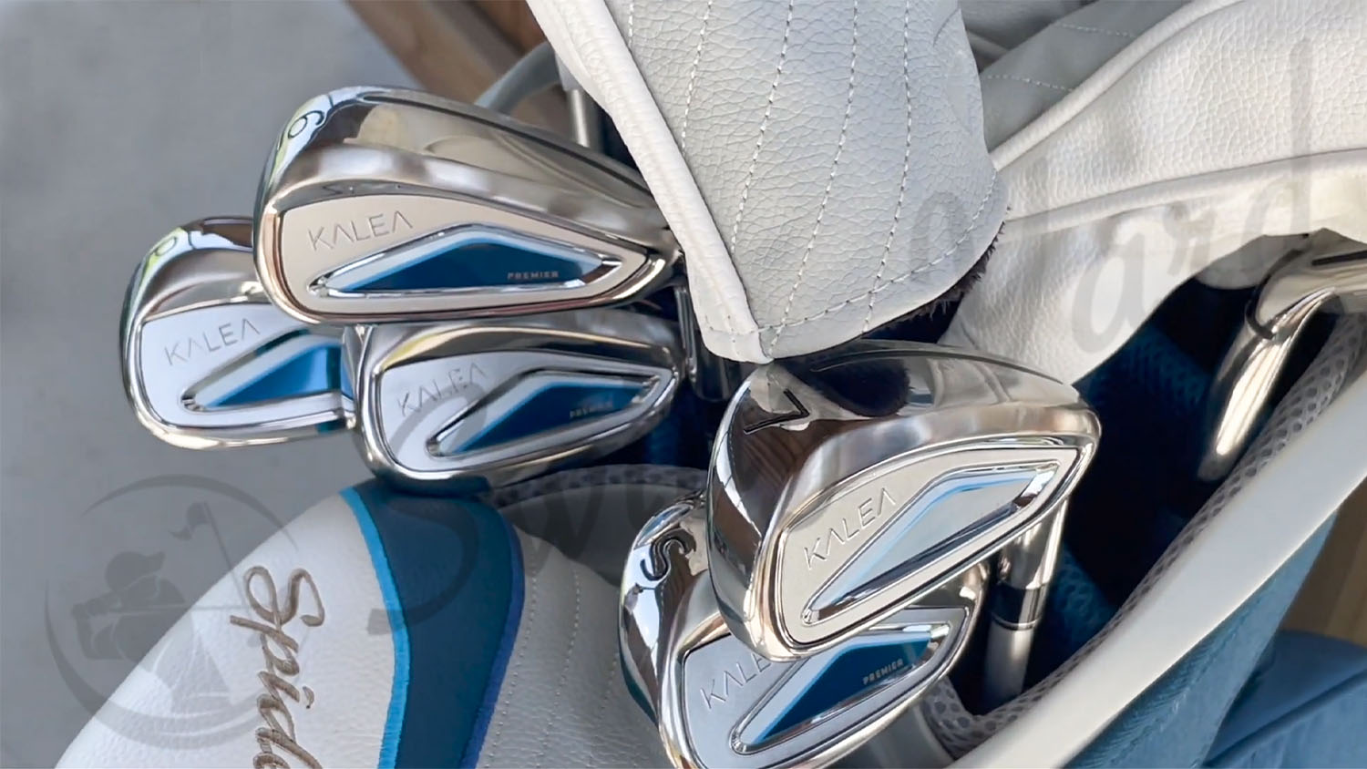 A full set of TaylorMade Kalea Premier irons I got in the golf course