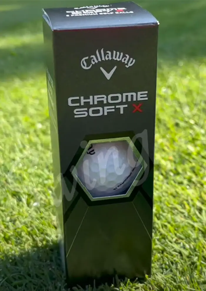 My new Callaway Chrome Soft X for testing at the golf course