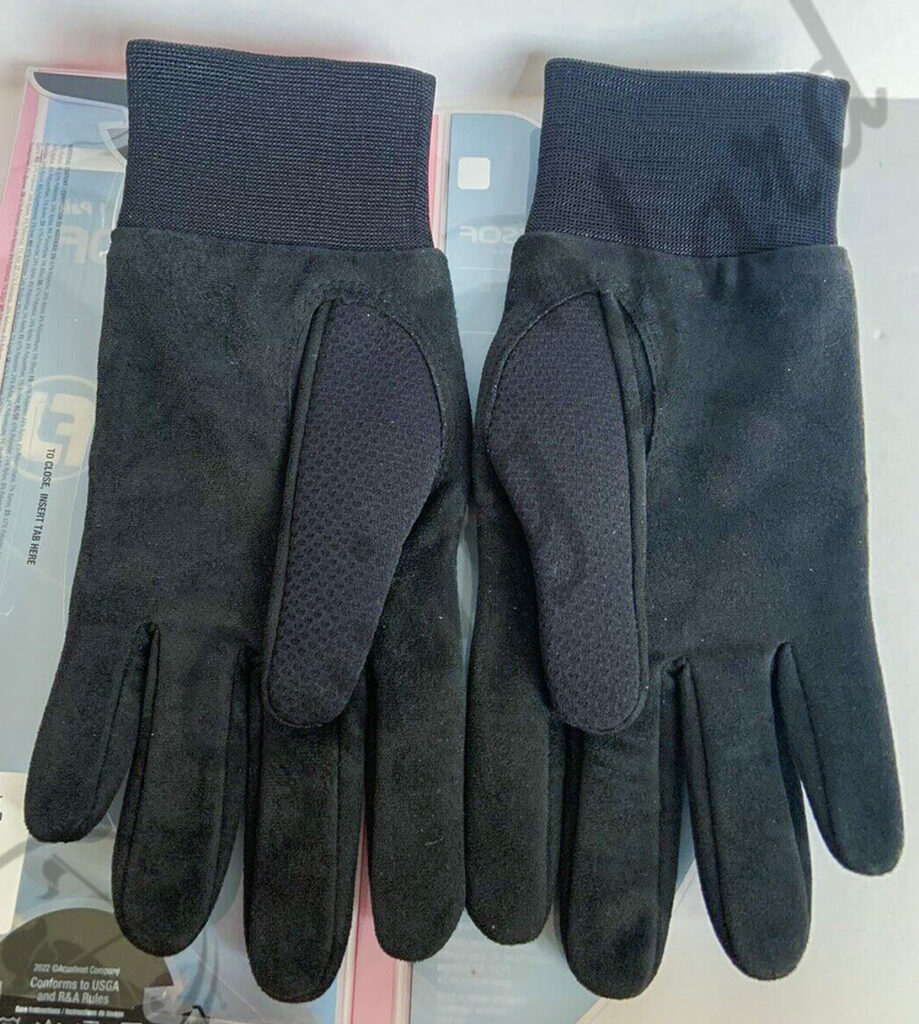 My new FootJoy women winter sof golf gloves for testing