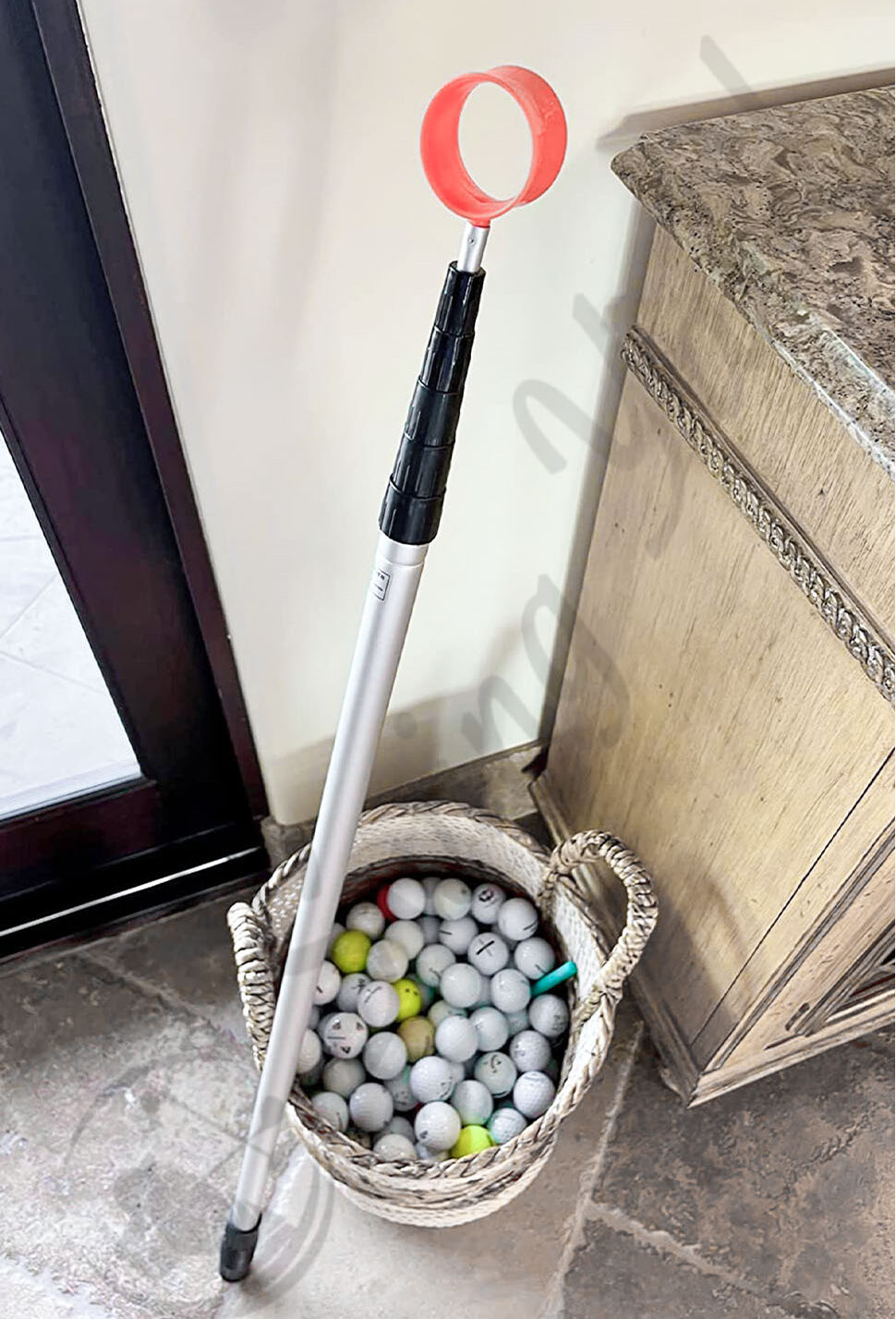 An affordable Prowithlin Golf Ball Retriever at the range