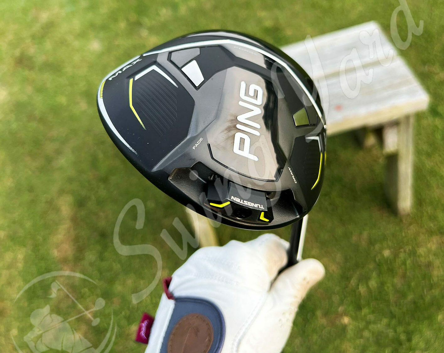 Me showing Ping G430 max driver clubhead at the golf course
