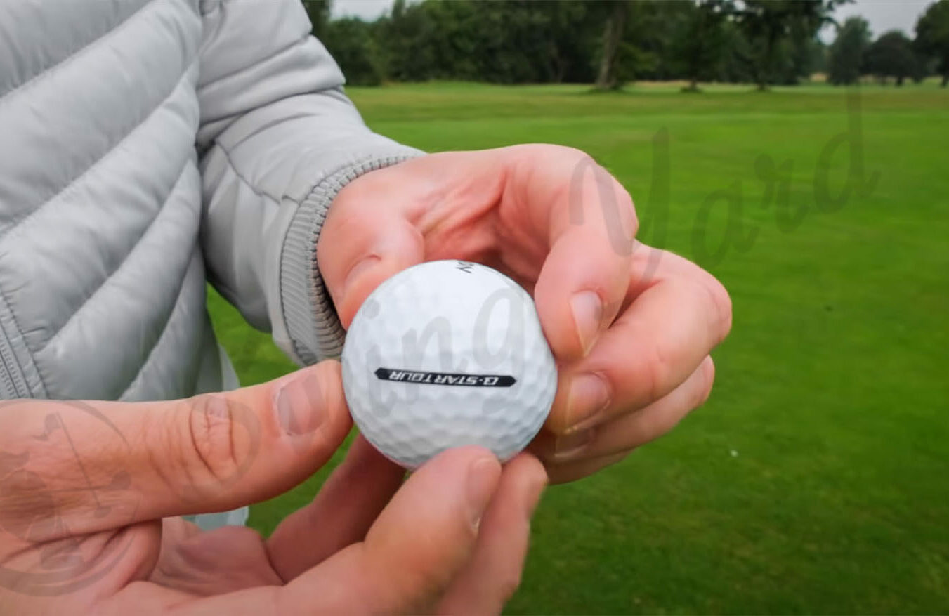 Me showing Srixon Q-Star Tour golf ball quality at the golf range