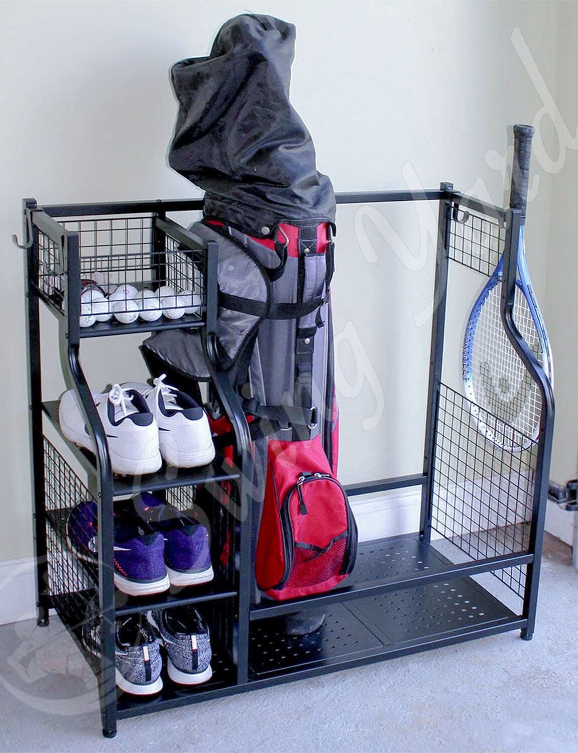 PLKOW Golf Bag Storage Rack