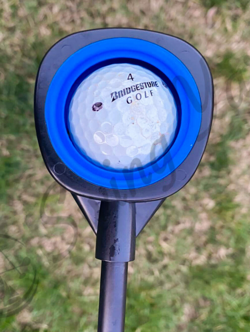 A Champkey Two Sided Golf Ball Retriever for tested at the golf course