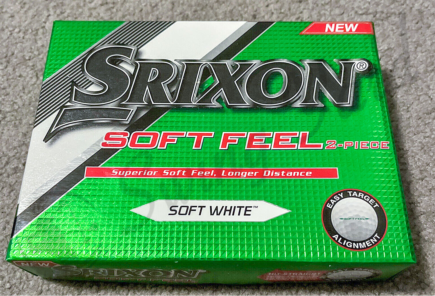 My new Srixon Soft Feel box in the living room