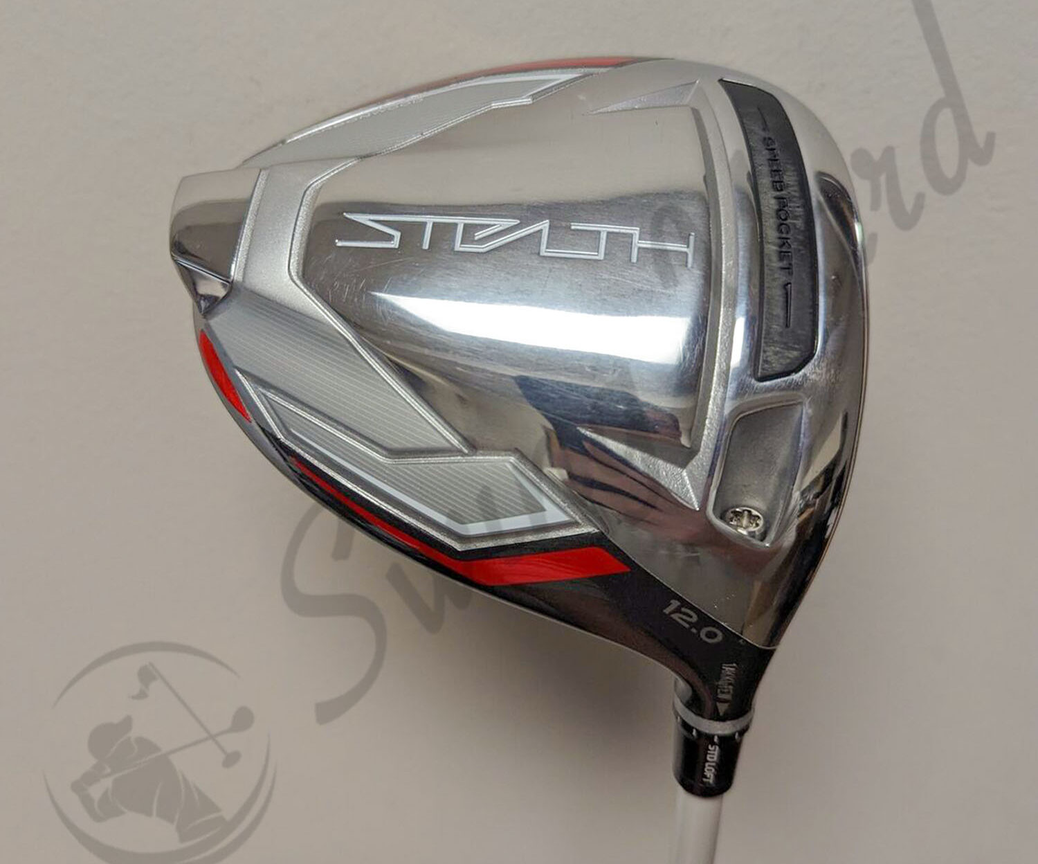 The TaylorMade Stealth Women’s driver for testing