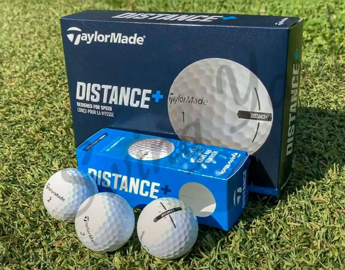 A TaylorMade Distance Plus golf balls suitable for the average player