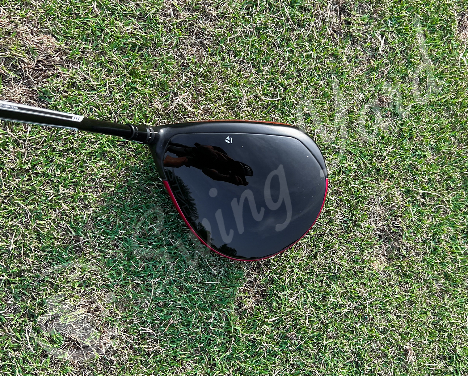 A closer view of TaylorMade Stealth 2 driver crown