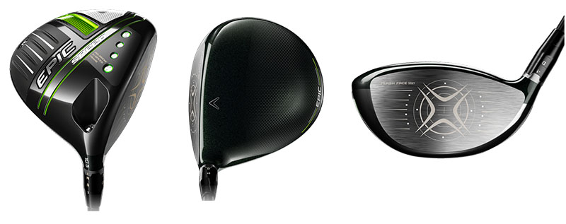 3 views of the Callaway Epic Speed Driver