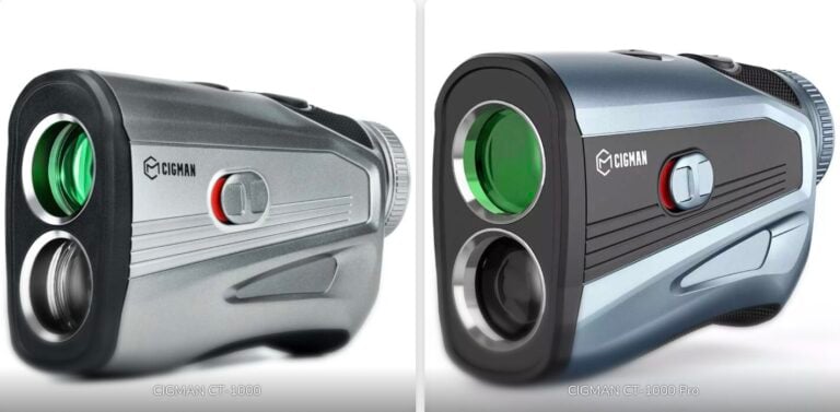 Two CIGMAN Range Finders set to display and compare against one another. The CT-1000 verse the CT-1000 Pro