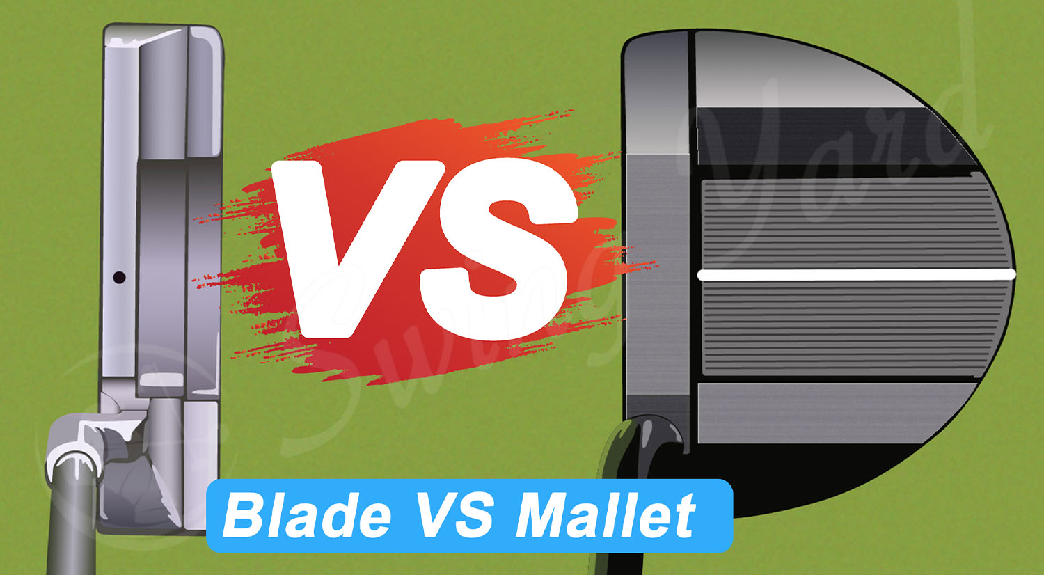 Blade vs mallet putter