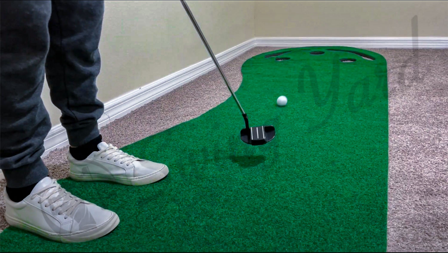 Testing out one of the best office putting sets