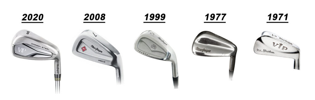 MacGregor Irons By Year - Swing Yard