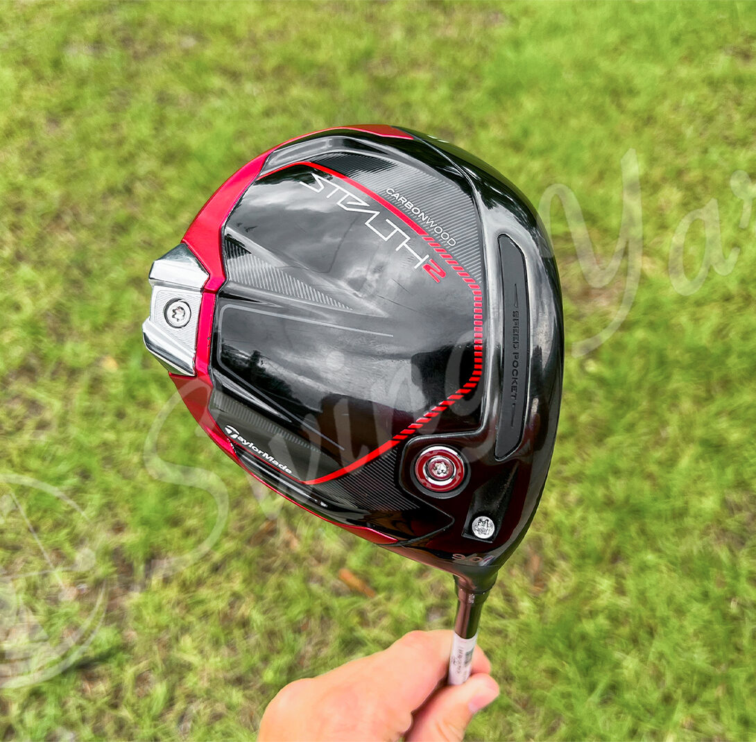 Me testing the TaylorMade Stealth 2 driver
