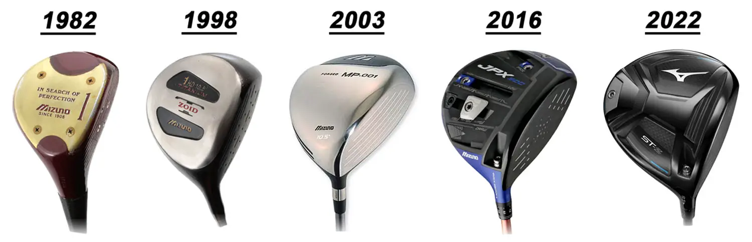 Mizuno Driver by Year Image