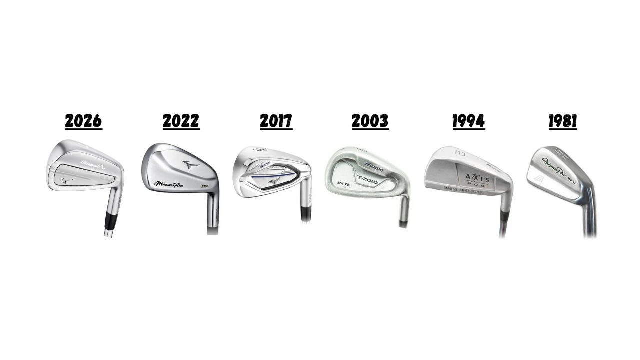 Mizuno Irons by Year