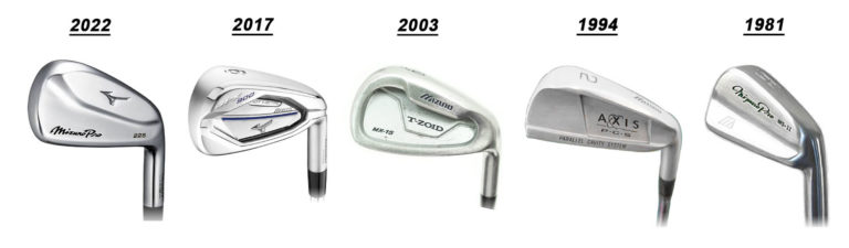 A comprehensive Overview: Mizuno Irons Release Model by Year