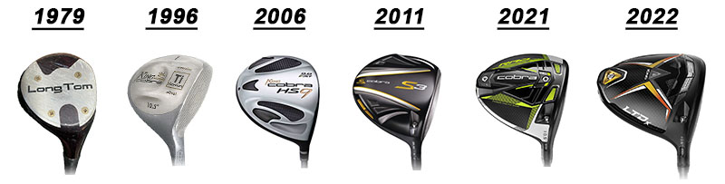 Cobra Drivers By Year | Swing Yard