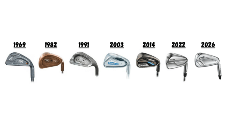 A look at many of the different PING golf iron models over the history of PING's lifetime