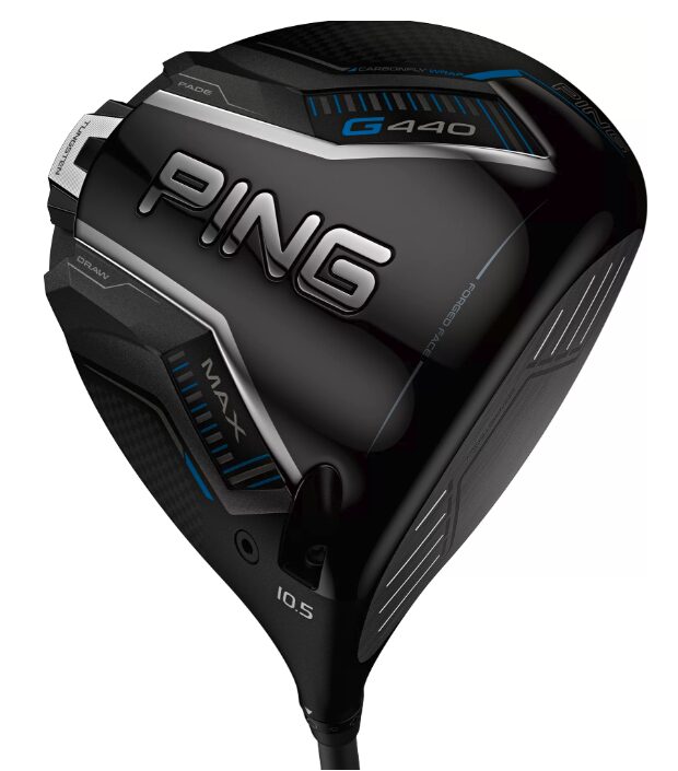 An image of the 2025 Ping G440 Max Driver built for forgiveness and dispersion