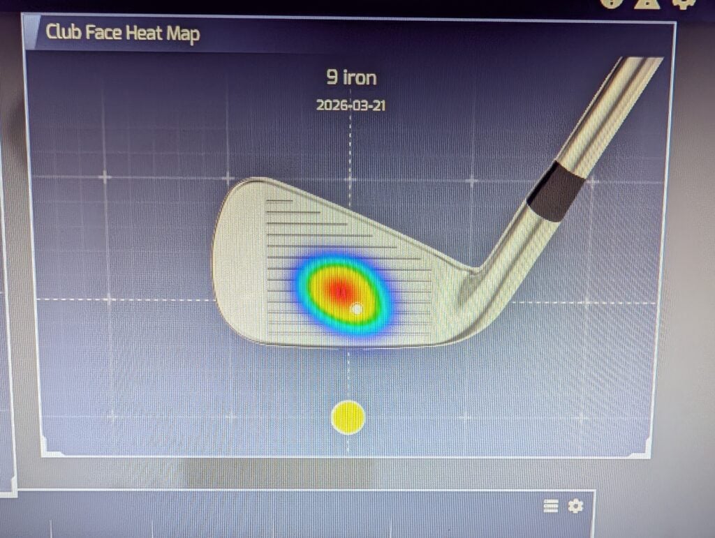 Protee Range golf club heatmap