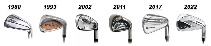 TaylorMade Irons by Year