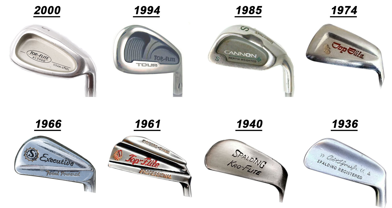 Spalding Irons by Year