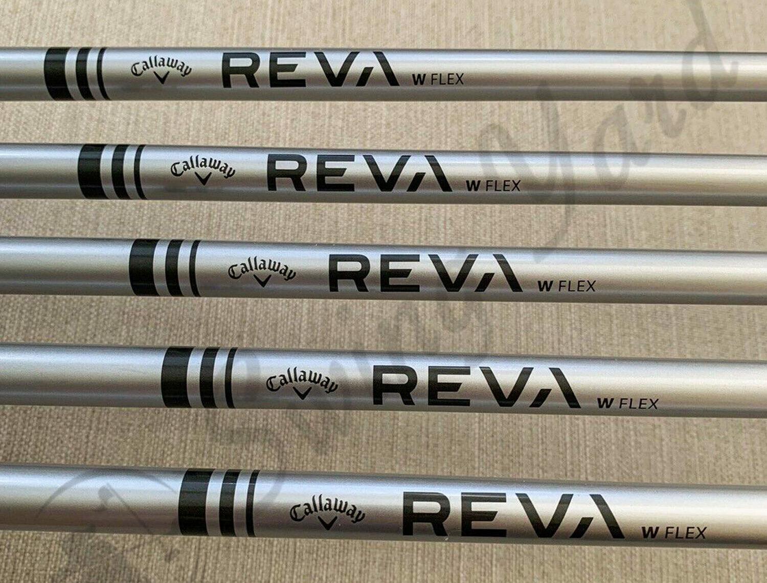 My new Callaway Reva shafts for testing