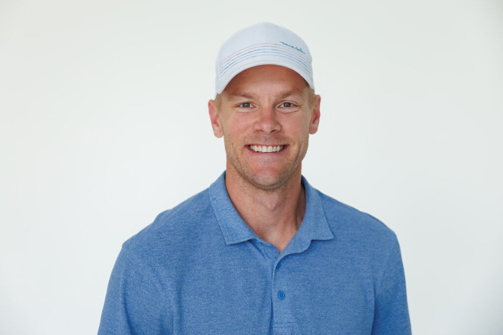 Swing Yard Golf Instructor and Owner Tim Bomgren smiling for a profile photo