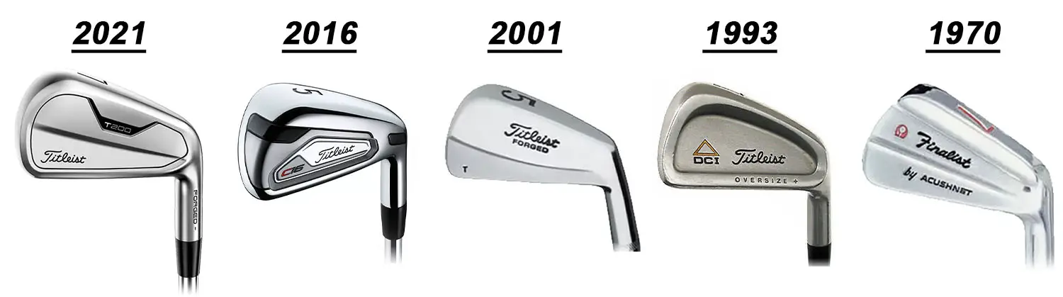 Titleist Irons by Year