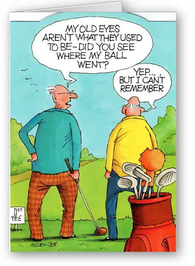 joke about senior golf