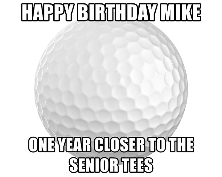 funny meme about senior golf