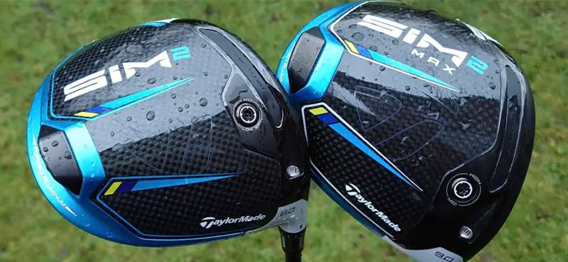 real life photo of the TaylorMade SIM2 drivers