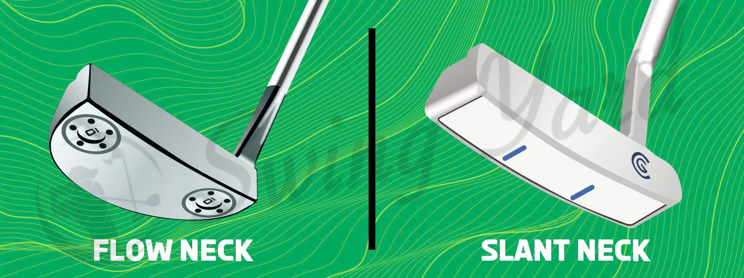 flow neck vs slant neck putters