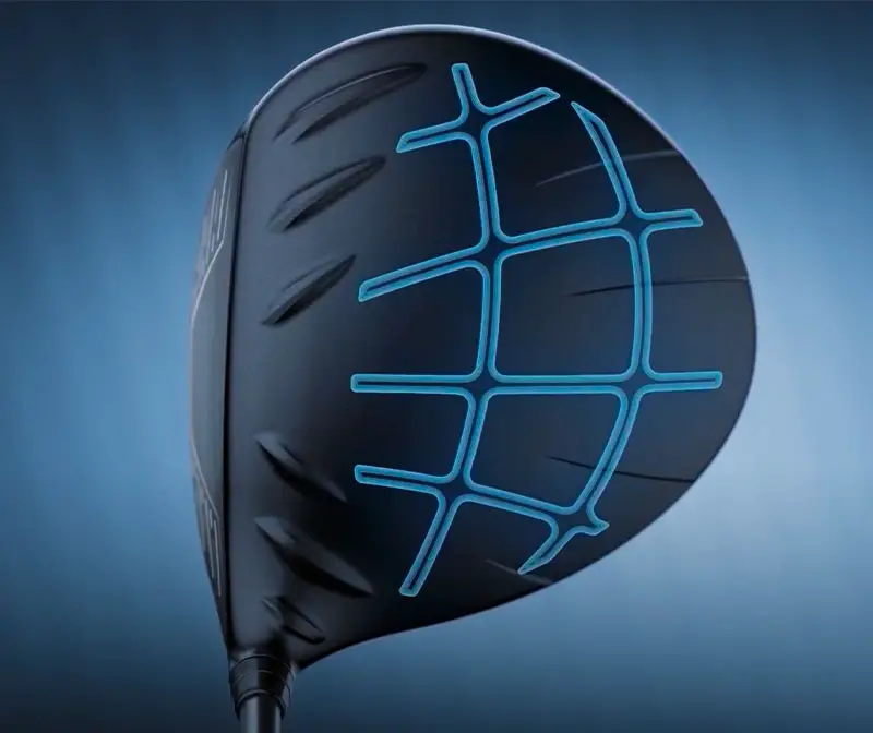 Internal dragonfly webbing in Ping’s new forgiving driver