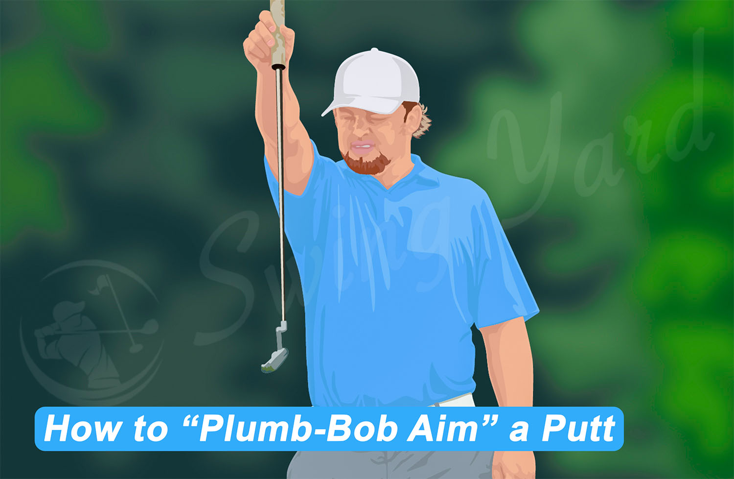 how to plumb bob aim a putt