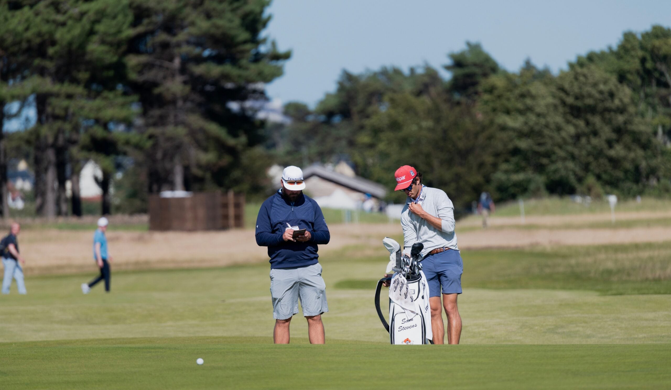 Golfers squaring up against each other in golf's match play format